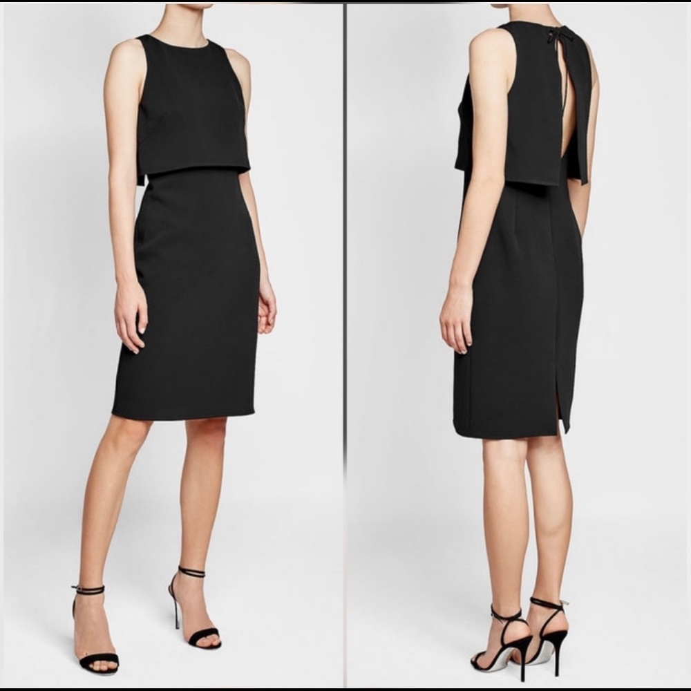 NWT Rag & Bone Open Back Black Dress